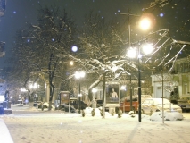 Зимний ночной Симферополь